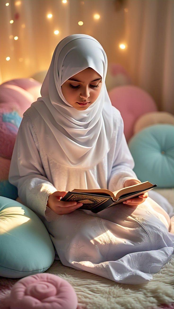 Quran book on a stand